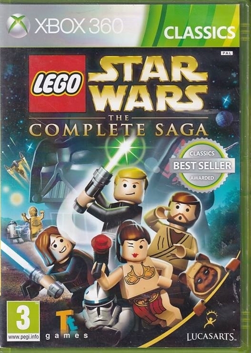 Lego Star Wars the Complete Saga Classics - XBOX 360 (B Grade) (Genbrug)